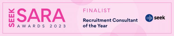 SEEK Annual Recruitment Awards (SARAs) Finalist 